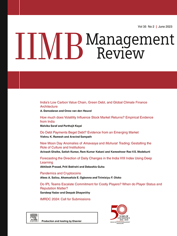 Go to journal home page - IIMB Management Review